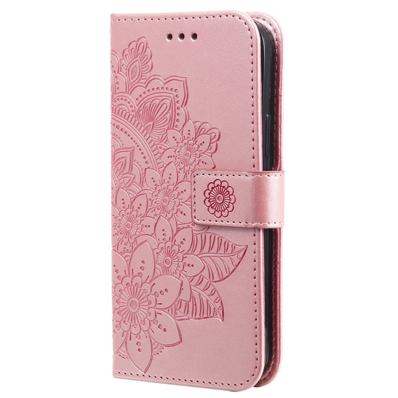 Cu clapetă pentru Xiaomi Redmi Note 13 Pro 5G, Mandala, roz rose gold