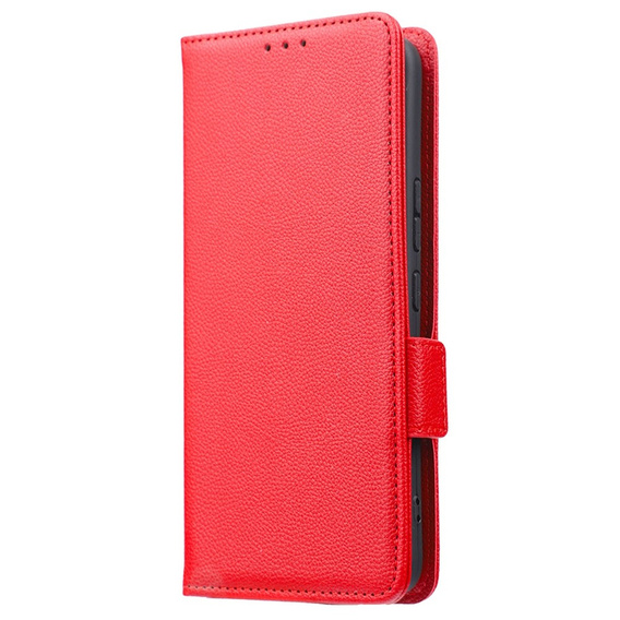 Cu clapetă pentru Nokia X30 5G, Wallet Litchi Magnet Case, roșu