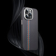 Carcasa pentru iPhone 15 Pro Max, Carbon Fiber MagSafe, negru