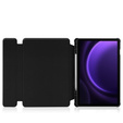 Husă pentru tastatură pentru Samsung Galaxy Tab S10 Lite / S10 FE / S9 FE, Rotary 360° Leather, negru