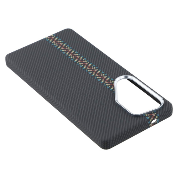 Carcasa pentru Samsung S25 Ultra, Carbon Fiber MagSafe, negru