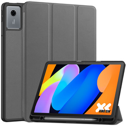 Husă pentru Lenovo Idea Tab 11" 2025 TB336FU TB336ZU, stand, Smartcase cu suport pentru stylus, gri