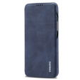 Carcasa cu clapetă pentru Samsung Galaxy S23 Plus, ERBORD Retro, albastru