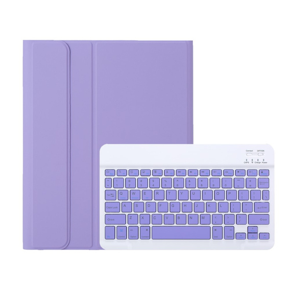 Carcasă cu tastatură bluetooth pentru iPad 11" 2025 A16 (11 gen.) / iPad 10.9" 2022 (10 gen.), Purple