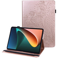 Husă cu clapetă pentru Lenovo Tab M10 Plus 10.6 Gen 3 TB-125F TB-128F, flower, roz rose gold