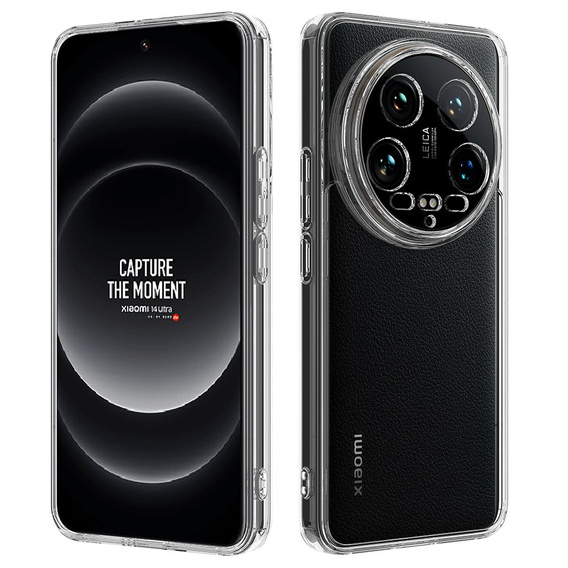 Huse pentru Xiaomi 14 Ultra, Fusion Hybrid, transparentă