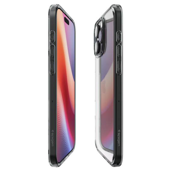 Carcasa Spigen pentru iPhone 16 Pro, Ultra Hybrid, gri + sticlă temperată 9H