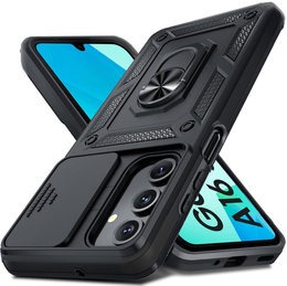 Husă blindată pentru Samsung Galaxy A16, CamShield Slide, negru