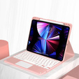 Carcasă + tastatură iPad Air 10.9 4 2020 / 5 2022, Touchpad, roz rose gold