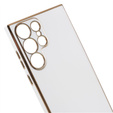 Husă pentru Samsung Galaxy S24 Ultra, Glamour CamShield, alb