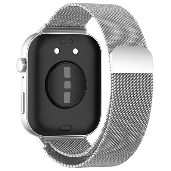 Brățară milaneză pentru Huawei Watch Fit 4 / 4 Pro / 3, argintie