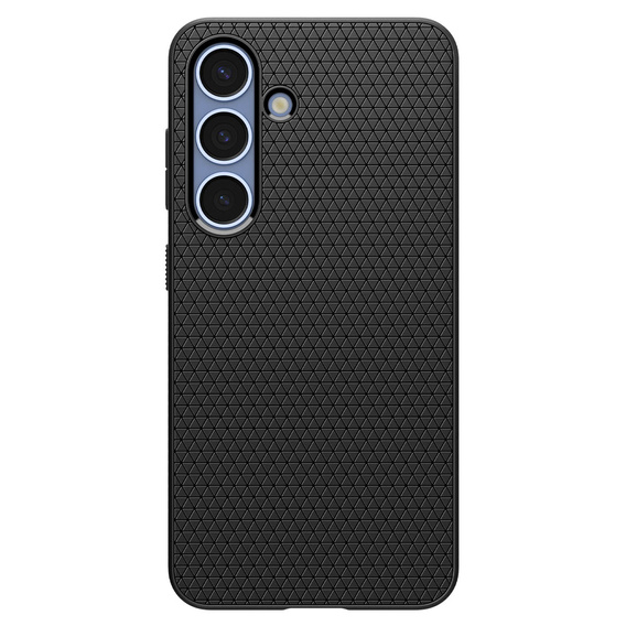 Carcasa Spigen pentru Samsung Galaxy S25+ Plus, Liquid Air, negru + 9H Tempered Glass