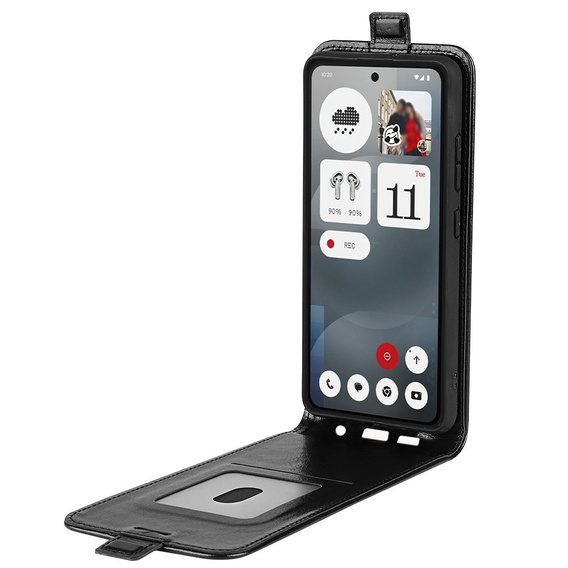 Cu clapetă pentru Nothing Phone 3a, Flip, negru