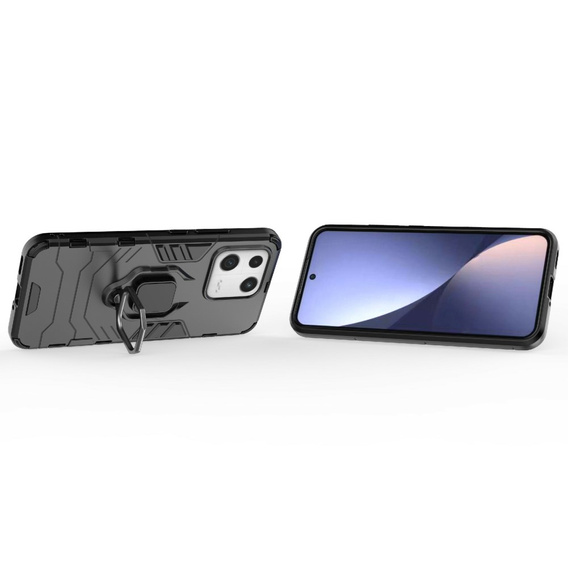 Huse pentru Xiaomi 13, Kickstand Ring, negru