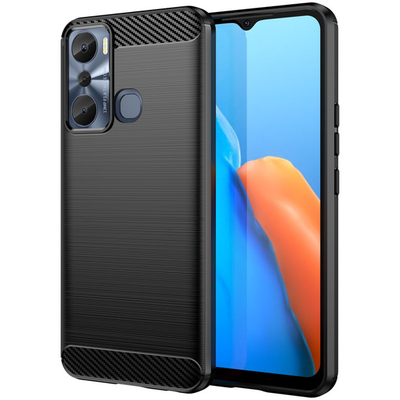 Huse pentru Infinix Hot 20i, Carbon, negru