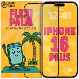 Sticlă ceramică 9D Flexi Palm pentru iPhone 16 Plus