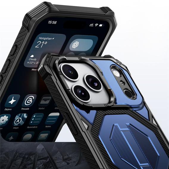 Husă de protecție compatibilă cu MagSafe, cu suport pentru iPhone 17 Pro Max