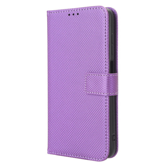 Cu clapetă pentru Realme Note 50, Wallet Smart Magnet, violet