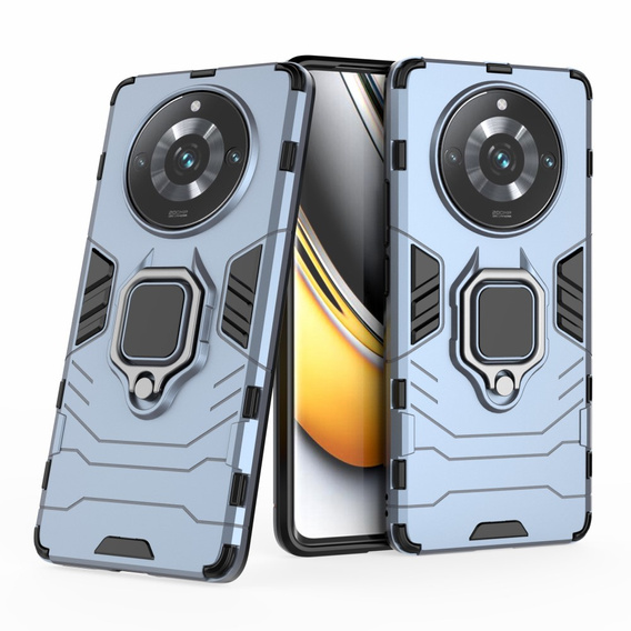 Huse pentru Realme 11 Pro / 11 Pro +, Kickstand Ring, albastru