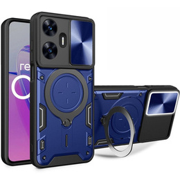 Husă blindată pentru Realme C55, CamShield Slide, de argint