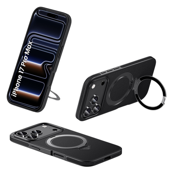 Husă din piele cu suport MagSafe pentru iPhone 17 Pro Max