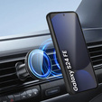 Huse pentru Samsung Galaxy S24 FE, Leather Hybrid MagSafe, de aur