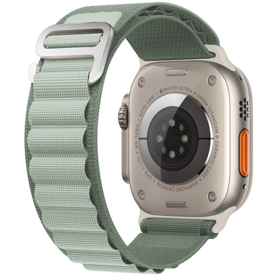 Curea din nailon pentru Apple Watch 1/2/3/4/4/5/6/6/7/8/SE/ULTRA 42/44/45/49mm, verde