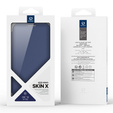 Husă Dux Ducis pentru iPhone 17 Pro, Skin X Pro, cu clapetă, pentru MagSafe, albastru marin