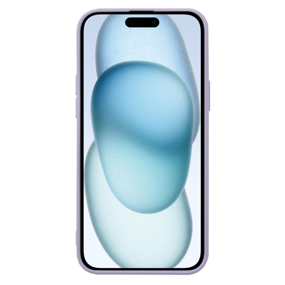 Husa pentru iPhone 15 Plus, Silicone Lite, violet