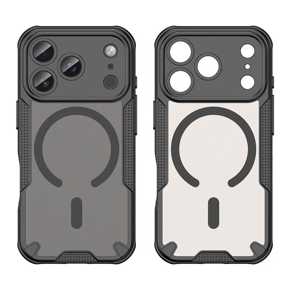 Husă pentru iPhone 17 Pro Max, pentru MagSafe, blindată, neagră