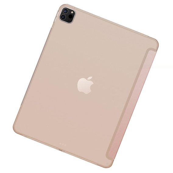 Carcasă pentru iPad Pro 12.9" 2022/2021/2020 (6/5/4 gen.), Smart Pencil, cu suport pentru stylus, roz