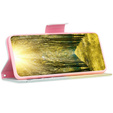 Cu clapetă pentru Samsung Galaxy A55 5G, Wallet, Feather, albastru