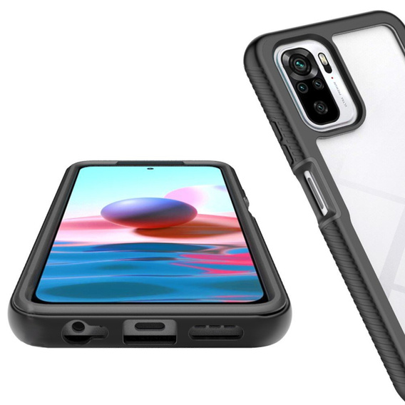 Carcasă pentru Xiaomi Redmi Note 10 / 10S, Shockproof, cu folie, albastru