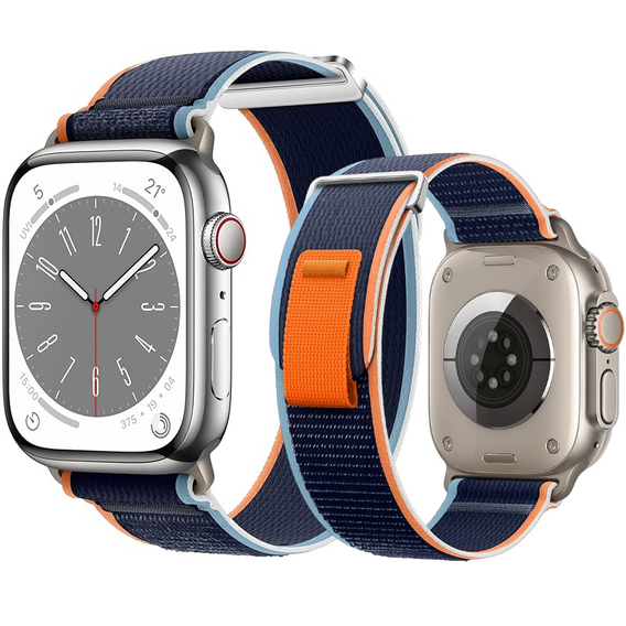 Curea din nailon pentru Apple Watch 1/2/3/4/5/6/7/8/9/10/SE/Ultra/Ultra 2 42/44/45/49MM