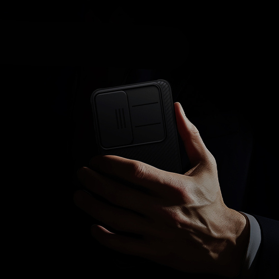 Husă NILLKIN Camshield Pro cu capac pentru cameră pentru Samsung Galaxy A26 5G, negru