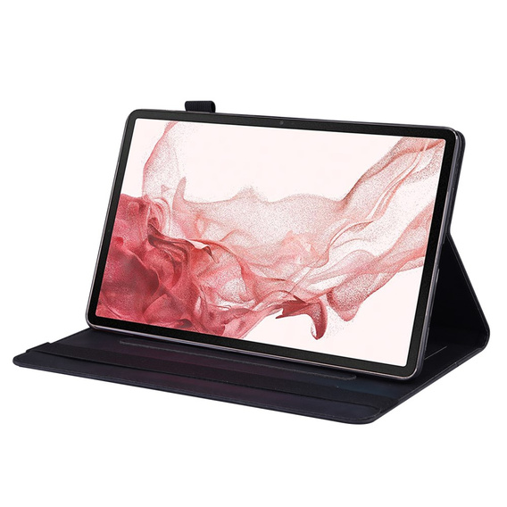 Husă pentru Samsung Galaxy Tab S10 FE+ Plus, Classic, cu spațiu pentru stylus, negru