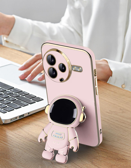 Huse pentru Xiaomi Poco F7 Pro, Astronaut, roz