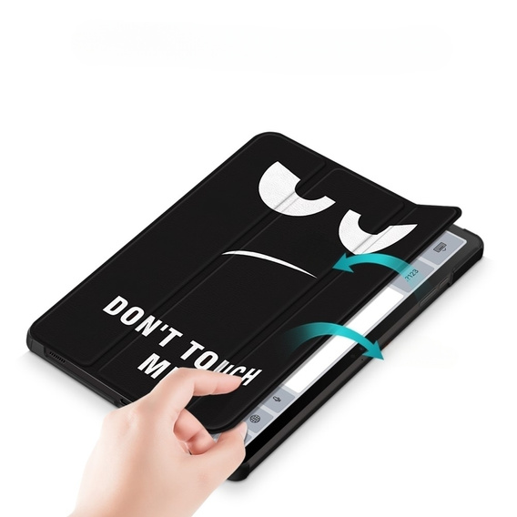 Huse pentru Samsung Galaxy Tab S9, Smartcase Hybrid Pen Slot, don't touch me