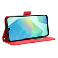 Cu clapetă pentru Samsung Galaxy A16, Card Slot, roșu