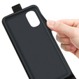 Cu clapetă pentru Motorola Moto G52 / G82 5G, Flip, negru