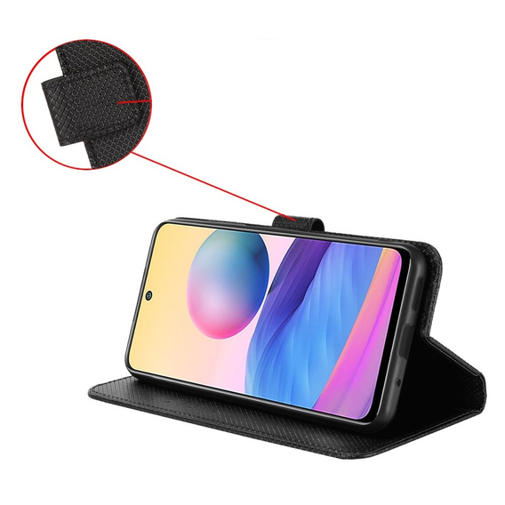 Husă flip pentru Motorola Moto G84 5G, Smart Magnet, negru