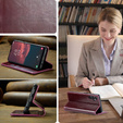 Carcasă flip CASEME pentru Samsung Galaxy A34 5G, Waxy Textured, roșu