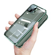 Husa pentru iPhone 11 Pro, Magnetic Dual Glass, verde