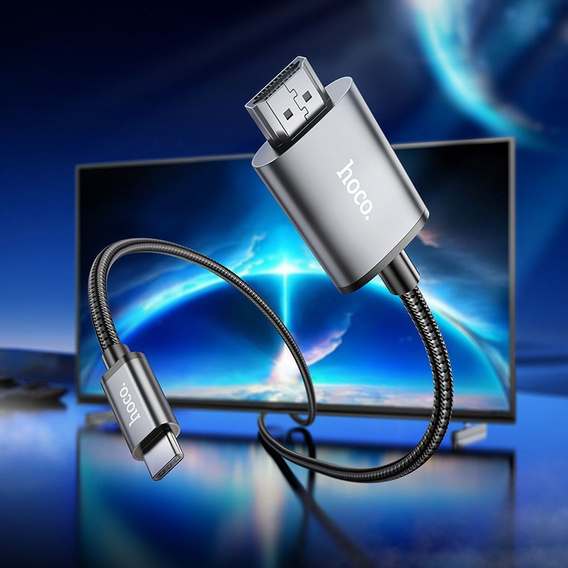 Cablu Hoco UA27 4K 30Hz 2m USB-C la HDMI