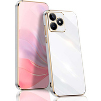 Husă pentru Realme Note 50, Glamour CamShield, alb