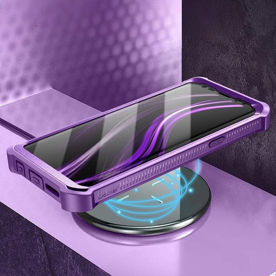 Husă blindată pentru Samsung Galaxy S9, Dexnor Full Body, violet