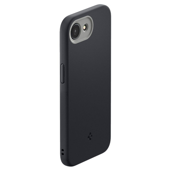 Carcasă Spigen pentru iPhone 16E, Nano Pop MagSafe, negru + sticlă temperată 9H