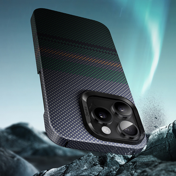 Husă BENKS Kevlar Magnetic Armor Air Aurora 600D S062 pentru MagSafe pentru iPhone 15 Pro Max