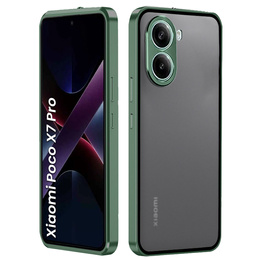 Carcasă pentru Xiaomi Poco X7 Pro 5G, Frame Case, verde