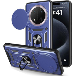 Husă blindată pentru Honor Magic 7 Lite, CamShield Slide, albastru